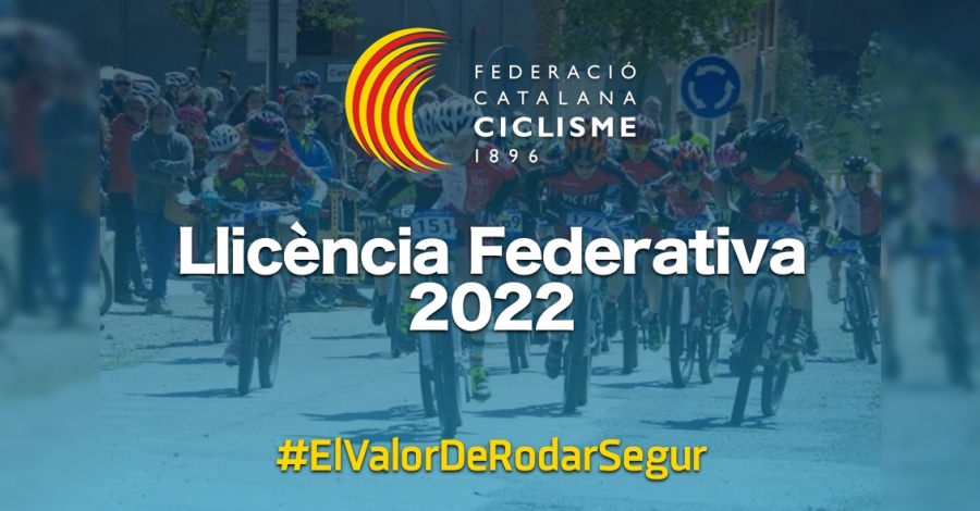 llicencia Federació Catalana Ciclisme 2022